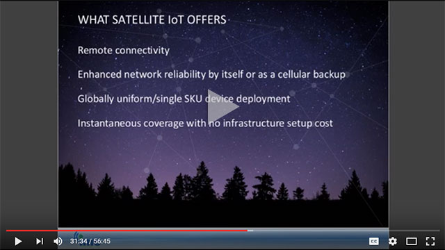 Satellite IoT Comes Out of its Niche: ORBCOMM-Webinar